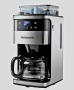 Кафе машина с мелачка HCMG105015SD 1.5л, хартиен филтър 1x4, с LCD дисплей и таймер, снимка 1