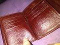Портфейл Капраз естествена кожа 120х100мм-много прегради за карти, снимка 5