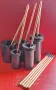 Електрод,пръчка графит разбъркване стопен метал пота,тигел, снимка 3