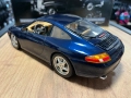 Нова метална колекционерска количка модел PORSCHE 996 1998г. 1:18, снимка 4