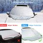 Ново Покривало за предно стъкло на автомобил кола Защита сняг, UV лъчи, снимка 2