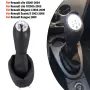 Кожен маншон с топка за скоростен лост за RENAULT Clio, Megane, Scenic, Kango - 5 скорости, снимка 1