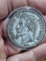 Франция 5 франка 1870 Напольон III, снимка 2