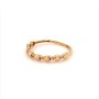 Златен дамски пръстен 1,10гр. размер:56 14кр. проба:585 модел:16503-5, снимка 2