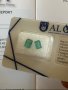 СМАРАГДИ /EMERALD/ 2бр. 💯 % натурални,ALGT Сертификат 1,71 ct., снимка 2