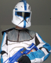 маска с костюм на клонинга капитан Рекс от междузвездни войни