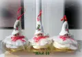 Бели пухкави ангелчета за коледа, снимка 1