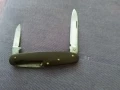 "M W" Rostfrei German c.1940's Pocket Knife немско ножче винтидж 80х62 мм острие без луфт, снимка 3