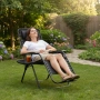 Сгъваем градински шезлонг Zero Gravity - ефект на нулева гравитация за максимален релакс, снимка 4