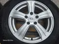 Лети джанти 16ки 5х114.3 Kia + зимни гуми 215/70/16 Barum, снимка 7