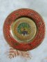 Декоративна чинийка - емайл, снимка 1 - Антикварни и старинни предмети - 39251244