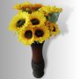 Висок клас изкуствени Слънчогледи тройка, снимка 1 - Изкуствени цветя - 41756790