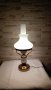 Стара нощна лампа - СССР - месинг и стъкло - №47, снимка 1 - Антикварни и старинни предмети - 44254954