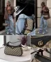 Gucci чанта с кафяво или черно, снимка 1