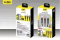 Кабел за зареждане KLGO 3в1 USB – > Type C – T634, снимка 3