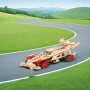 Нов Дървен STEM комплект F1 дистанционно управляема кола за деца играчка, снимка 6