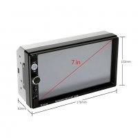 Мултимедия 3347-1 MP5 Player + Задна камера, 7″ 2Din/Bluetooth/HD Auto radio/Touch Screen/USB/SD
