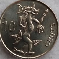 10 цента Соломонови острови 2012, снимка 1 - Нумизматика и бонистика - 39486788