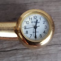 Миниатюрен кварцов часовник " LE TEMPS"-лула, снимка 3 - Антикварни и старинни предмети - 41922187