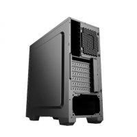 Кутия за компютър Makki 8872-Red-4F Черна ATX Middle Tower, снимка 3 - Захранвания и кутии - 34005012