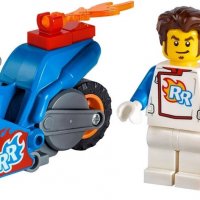 НОВО LEGO City Stuntz - Каскадьорски мотоциклет ракета (60298), снимка 3 - Конструктори - 40113229
