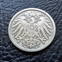 Стара монета 5 пфенига 1904 г.буква  А - Германия  - рядка,топ цена !, снимка 9 - Нумизматика и бонистика - 39740610