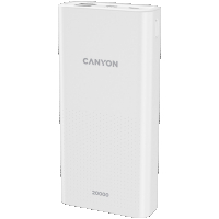Преносима Батерия CANYON CNE-CPB2001W Power Bank 20000 mAh Micro-USB и Type-C, снимка 2 - Външни батерии - 36506531