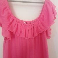 Дълга розова рокля , снимка 6 - Рокли - 41455185