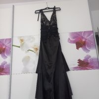 Черна официална рокля 44 номер , снимка 5 - Рокли - 41567527