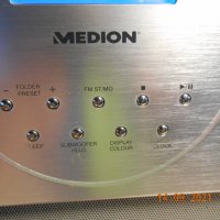 MEDION MD 81919 Sound System 2.1 CD MP3 USB SD AUX, снимка 4 - Аудиосистеми - 34199375