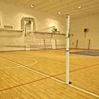 Стойки волейбол, VL1.2 изработени от специален алуминиев профил 80х80 мм: – стойки волейбол с регули, снимка 1 - Волейбол - 36109999