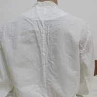 Мъжка риза с дълъг ръкав от лен Zara, снимка 3 - Ризи - 36358785