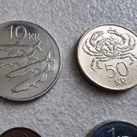 Монети. Исландия.  0.10, 1, 5  10, 50 и 100 крони. 6 бр., снимка 4 - Нумизматика и бонистика - 42314837