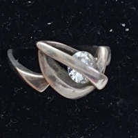 Сребърен пръстен с камък Г485 , снимка 4 - Пръстени - 44697457