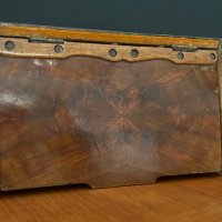 Махагонова дървена кутия 1900г., снимка 3 - Антикварни и старинни предмети - 44367678
