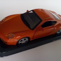 Количка макет умален модел автомобил мащаб 1/43 Porsche Cayman Порше 1:43 без списание, снимка 2 - Коли, камиони, мотори, писти - 39473976