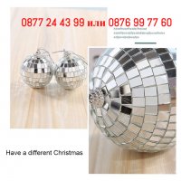 Огледална диско топка | ретро диско сфера с огледала - диаметър 15см или 20см - КОД 3852, снимка 5 - Прожектори - 39905613