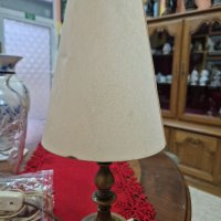 Красива антикварна френска бронзова нощна лампа , снимка 2 - Антикварни и старинни предмети - 41489757