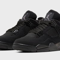 Nike Air Jordan 4 Retro Black Cat -оригинални, снимка 1 - Маратонки - 44584015