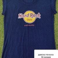 Hard Rock Cafe Hamburg, M размер, снимка 1 - Тениски - 41887551