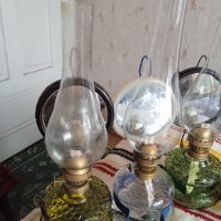 Стари газени лампи - номер 8, 4 броя, снимка 4 - Декорация за дома - 41911926