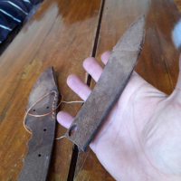 Стара кожена кания за нож #11, снимка 6 - Антикварни и старинни предмети - 36197667