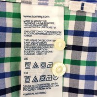 Tommy Hilfiger Мъжка памучна риза каре със стандартна кройка, снимка 7 - Ризи - 41561926