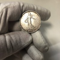 3 броя сребърни монети Франция 5 франка, 1962/1964/1965г, снимка 9 - Нумизматика и бонистика - 40128345