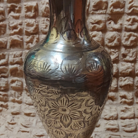 Бронзова ретро ваза , снимка 4 - Други ценни предмети - 36288209