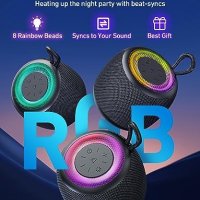 Нов Bluetooth Мини Безжичен високоговорител RGB светлини 360° Колонка музика, снимка 2 - Тонколони - 42316054