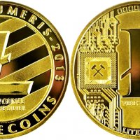 25 Лайткойн монета / 25 Litecoin ( LTC ) - Златист, снимка 3 - Нумизматика и бонистика - 39152904