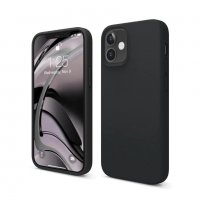 Калъф Matt TPU за iPhone 12 Mini (5.4″), Черен, снимка 1 - Калъфи, кейсове - 39488486