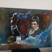Картина на Al Pacino Белязаният - Tony Montana Scarface 5, снимка 1 - Картини - 41044776
