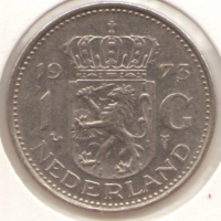 Netherlands-1 Gulden-1973-KM# 184a-Juliana, снимка 1 - Нумизматика и бонистика - 28332020